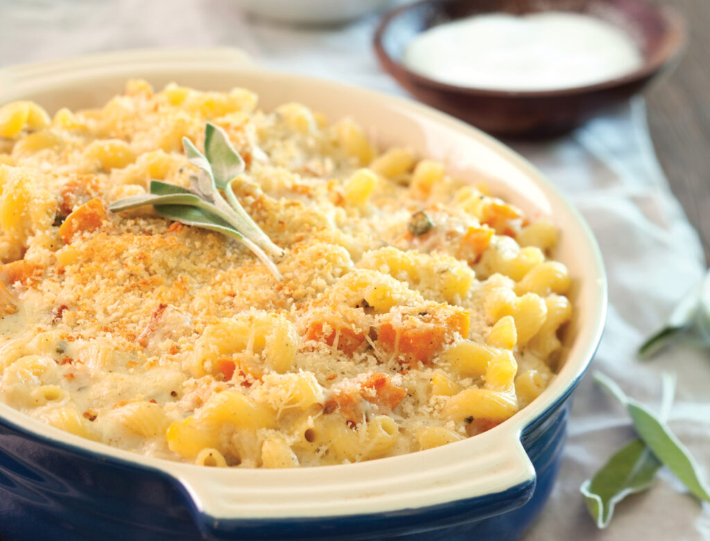 Macaroni and Cheese with Butternut Squash and Sage
