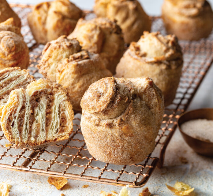 maplepecanc_0182 Part croissant, part muffin, serve these sweet Spice Pecan Cruffins for breakfast, snack time, or dessert.