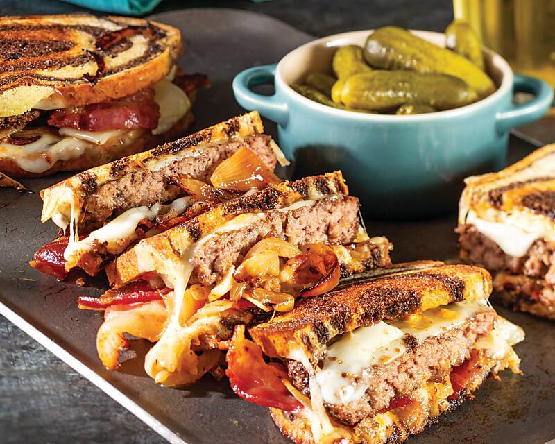 Bacon Patty Melts