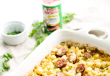 Fall is Full of Flavor with This Casserole from Tony’s®! Cajun Cheesy Potato Casserole with Andouille Sausage