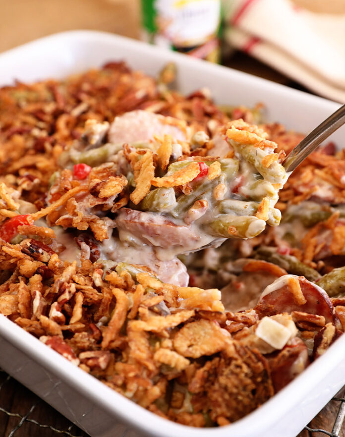 Sides and Desserts Star in This Year’s Thanksgiving Feast, including a Crunchy Creole Green Bean Casserole