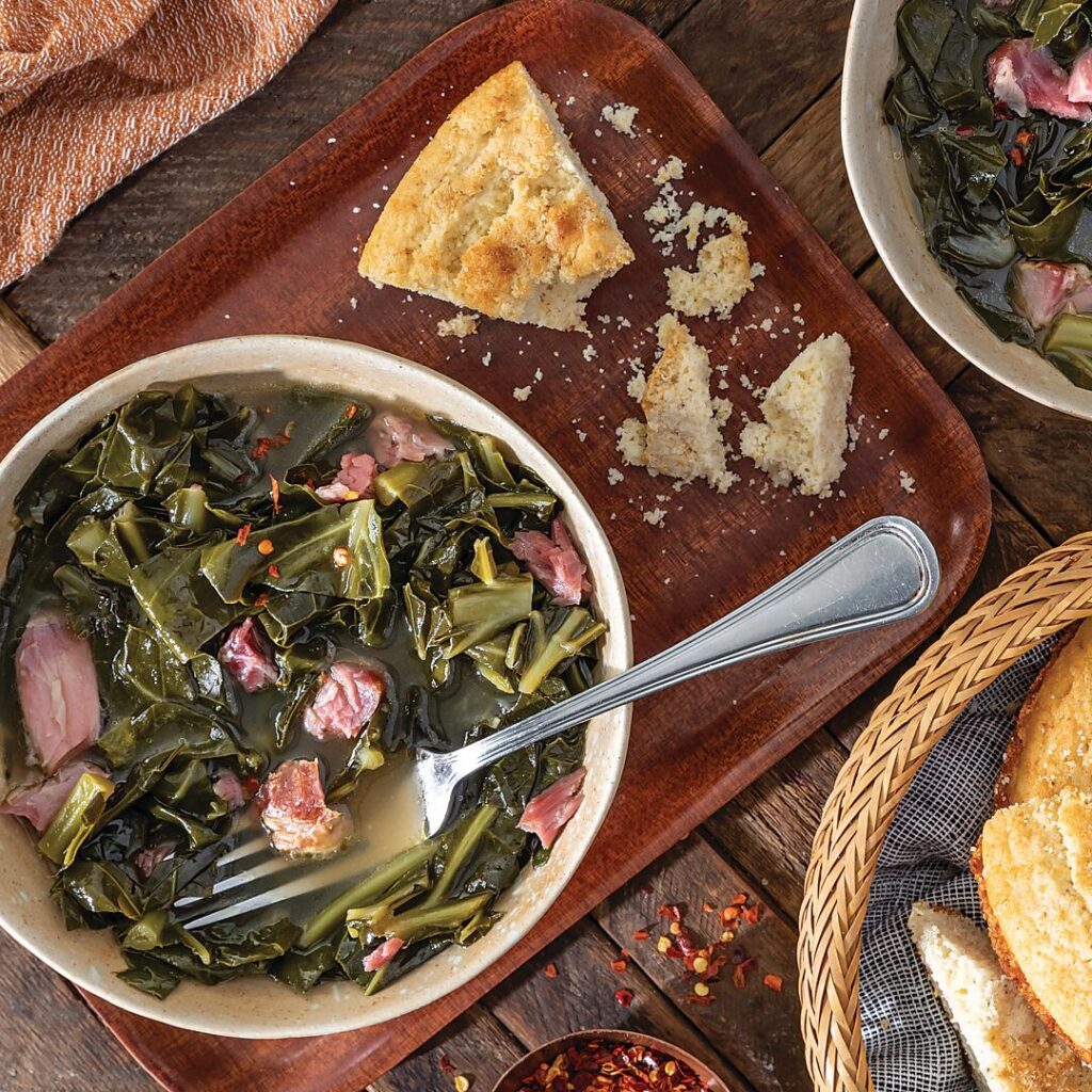 Bourbon Collards
