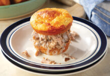 Brenda Gantt’s Muffin Sliders Brenda Gantt’s Muffin Sliders are full of Southern flair thanks to the cornbread muffins, Boston butt, and Alabama white barbecue sauce.