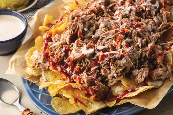Brenda Gantt’s Red Neck Nachos is all the football-watching fare you’ll need this chilly season.