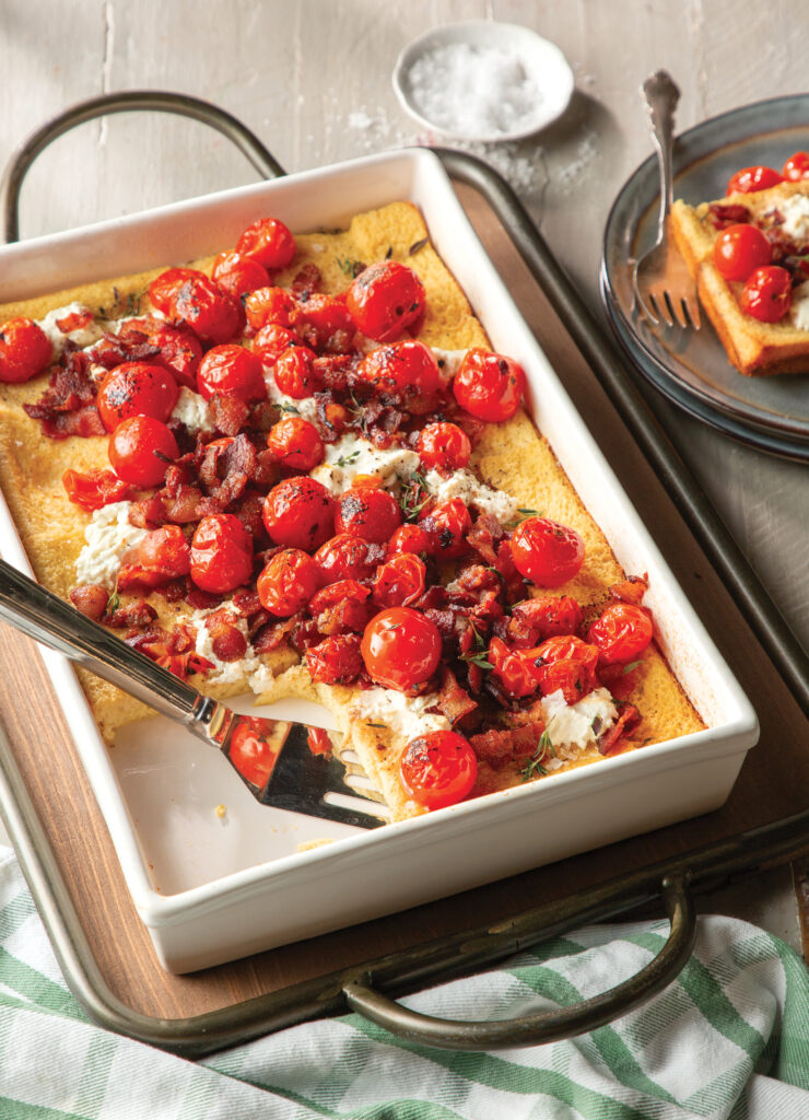 If company is coming or you have a packed household, this hearty Overnight Bacon, Egg, and Cheese French Toast is the perfect choice.
