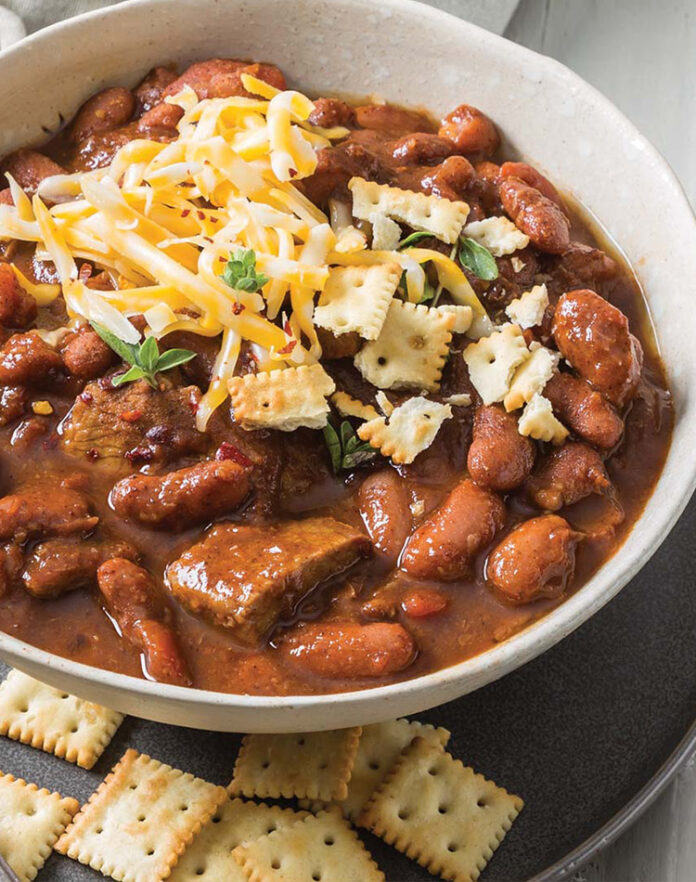 Brisket and Red Bean Chili