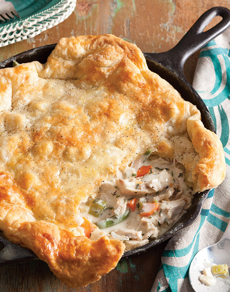 Cast Iron Chicken Pot Pie