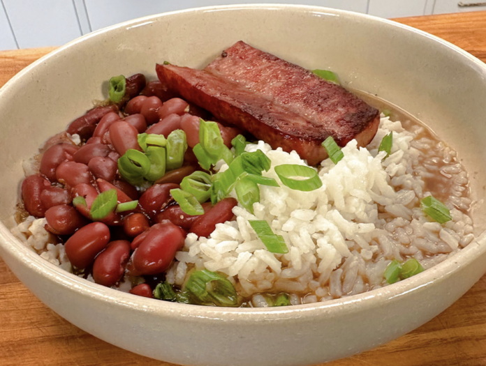 Screenshot 2024-01-29 at 10.02.59 AM Gulotta’s Red Beans and Rice, with Tony Chachere’s® seasoning, captures the contagious spirit of Mardi Gras.