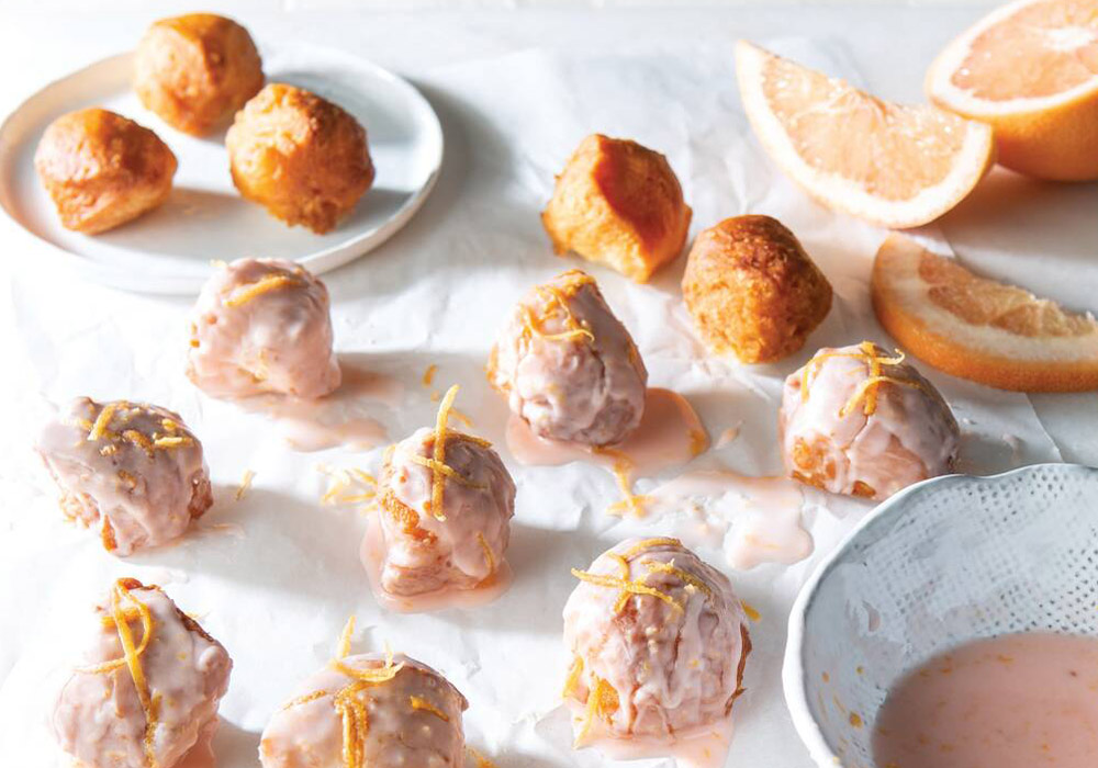Grapefruit Doughnut Holes