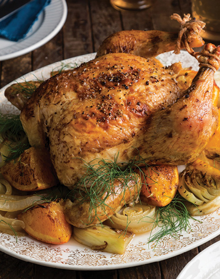 Orange & Fennel Roasted Chicken