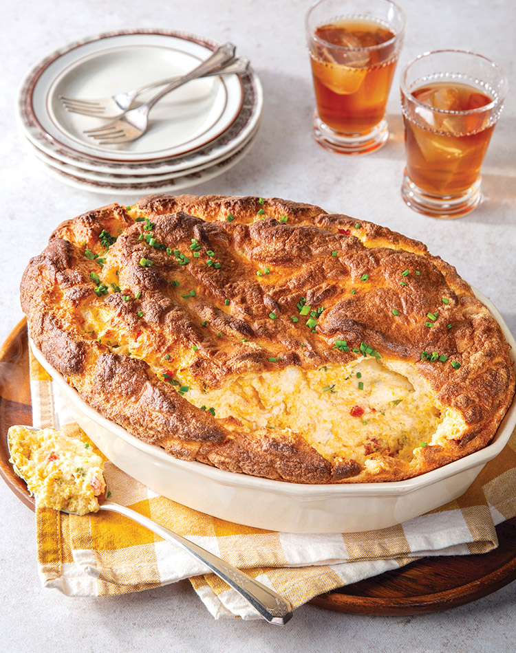 Savory and smooth, this yummy Pimiento Cheese Soufflé will become a suppertime staple.