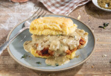 Cornmeal Chicken Biscuits and Gravy Cornmeal Chicken Biscuits and Gravy