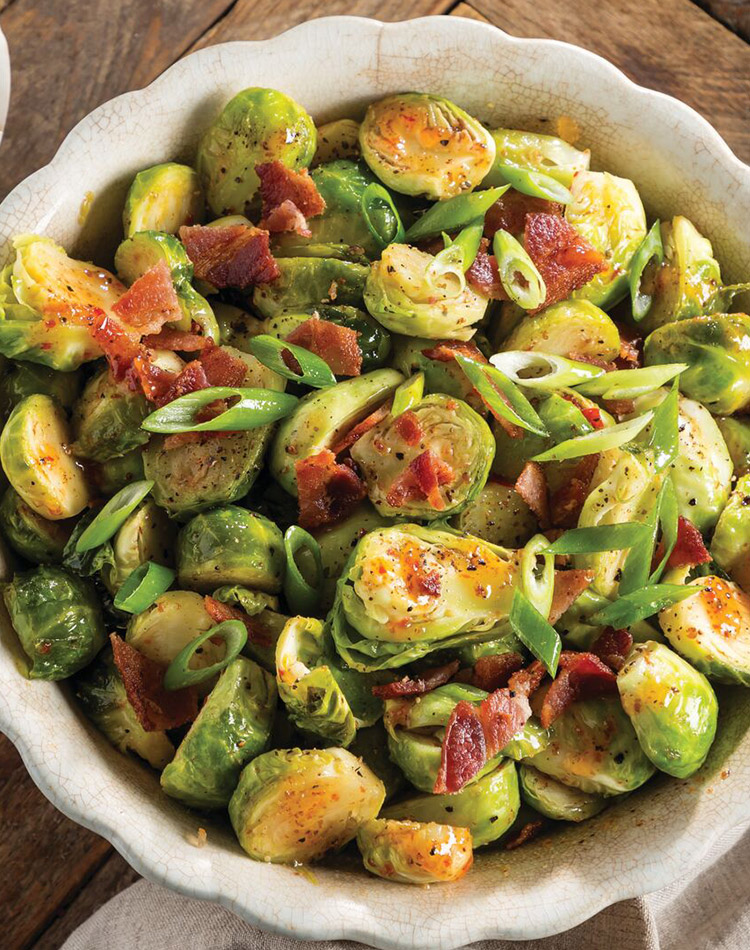 Pepper Jelly Brussels Sprouts