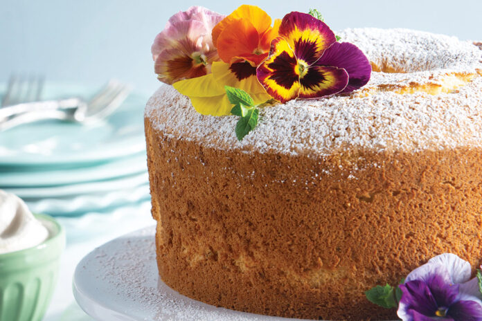 Lime Chiffon Cake