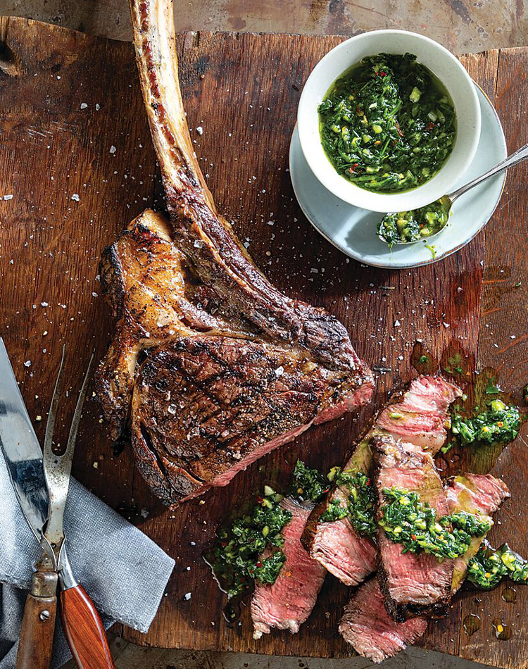 Chimichurri Tomahawk Steak
