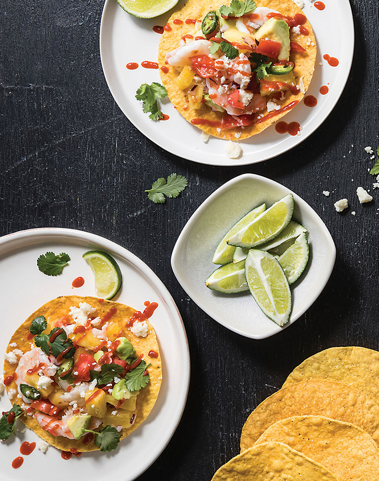 Pickled Shrimp Tostadas