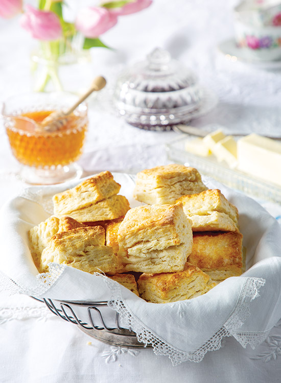 These Cream Biscuits get their charm from keeping it simple, but they sure do accessorize well with a bit of honey, jam, and butter to serve.