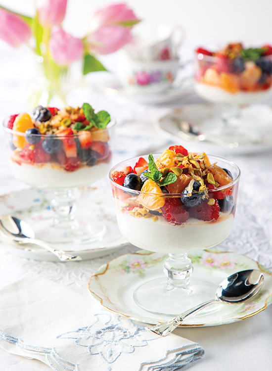 A sweet staple gets an exquisite brunchy glow-up with our Ambrosia Parfaits.