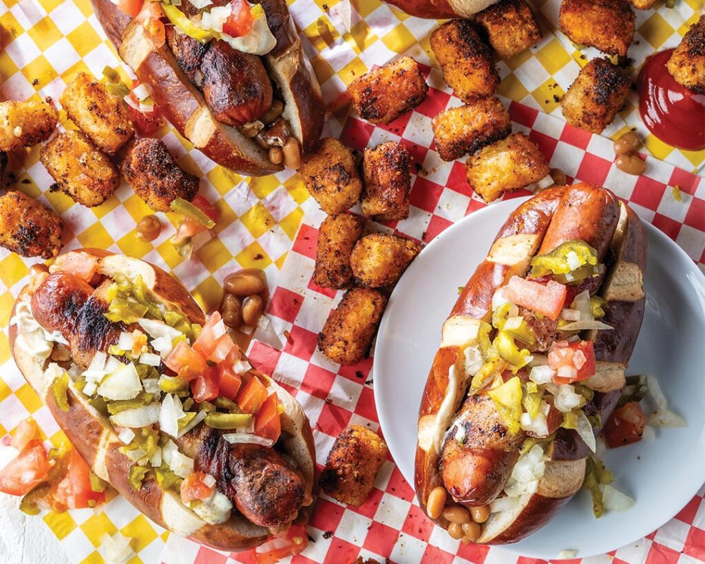 Bacon-and-Bean Dogs