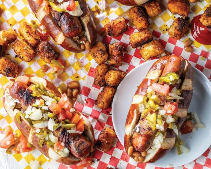 Bacon-and-Bean Dogs