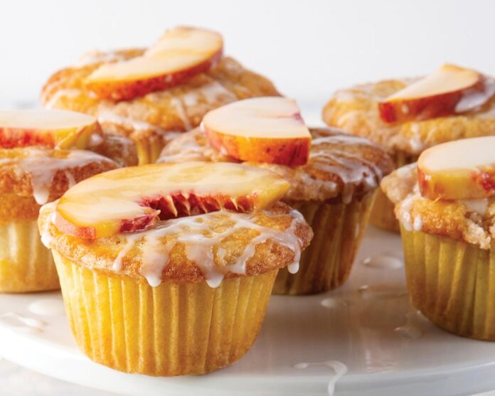 Peach Cobbler Muffins
