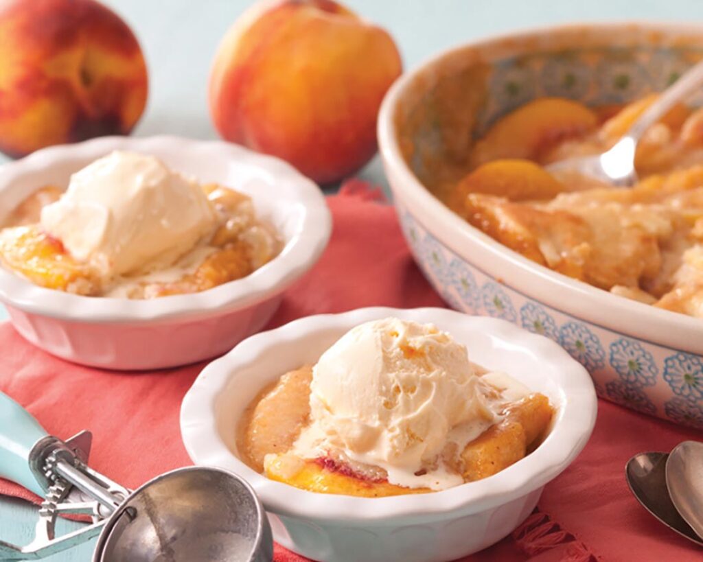 peach cobbler
