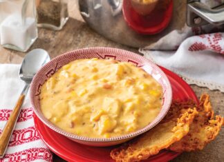 Brenda Gantt’s Chicken Soup and Lacy Cornbread chicken soup