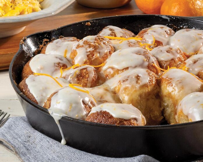 Orange Breakfast Pull-Apart Bread