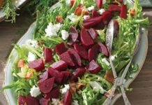 Pickled Beet Salad with Warm Bacon Vinaigrette Pickled Beet Salad with Warm Bacon Vinaigrette