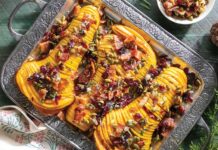 Roasted Hasselback Butternut Squash Roasted Hasselback Butternut Squash