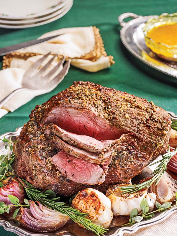 Garlic-Herb Butter Roast Beef