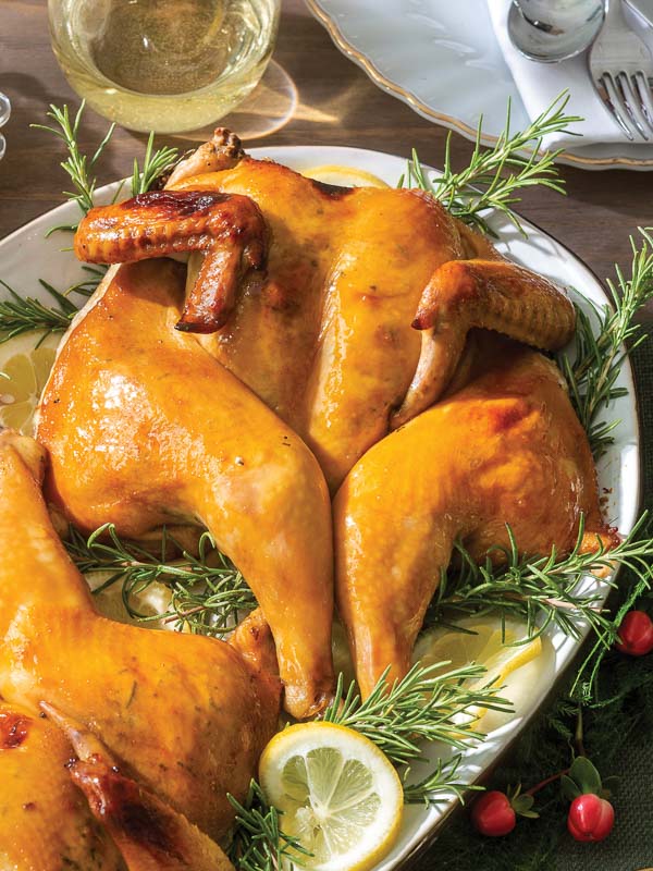 Orange-Sorghum Glazed Chicken