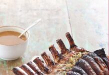 Main Course Marvels: Stunning Recipes for Your Christmas Table Herb-Stuffed Pork Rib Roast
