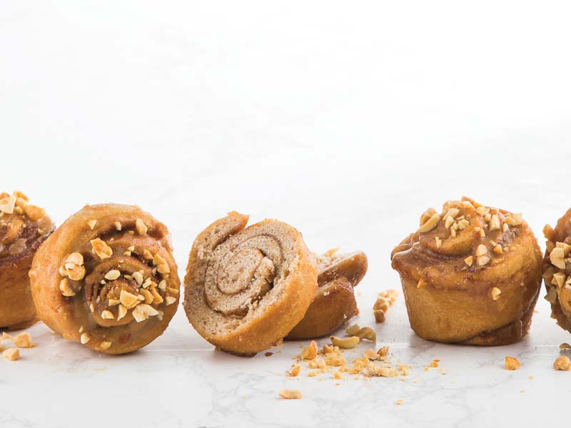Banana-Cinnamon Swirl Rolls