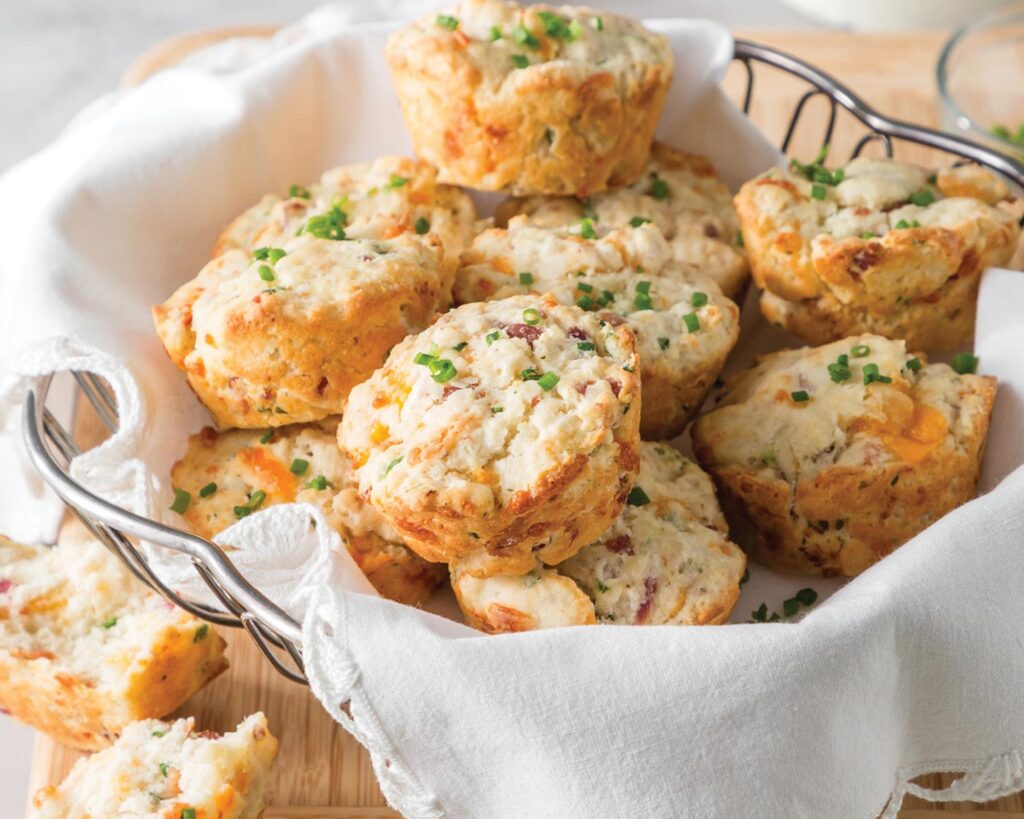 Bacon and Cheese Biscuit Muffins