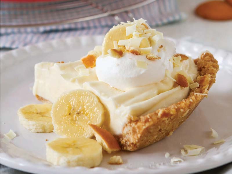 White Chocolate Banana Icebox Pie