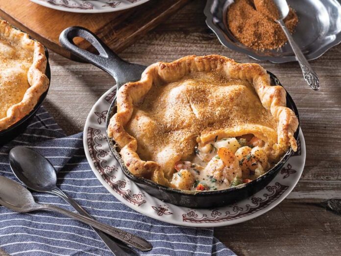 Spicy Shrimp Pot Pies
