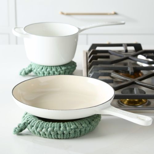 Handmade Crocheted Round Trivet Sets | Taste of the South
