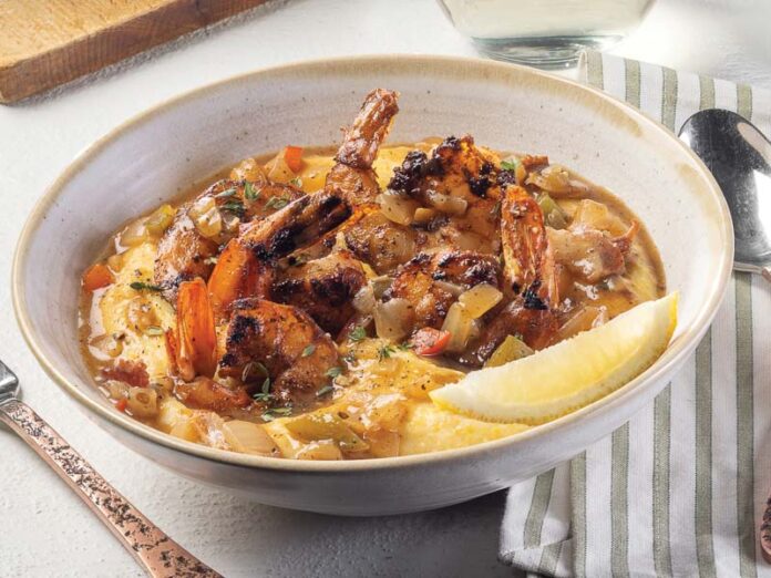 Blackened Shrimp and Grits