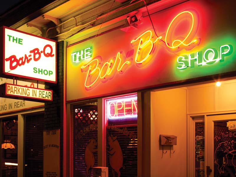 The Bar-B-Q Shop storefront