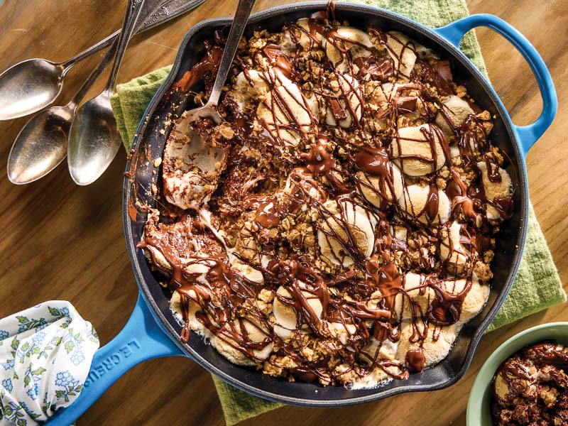 Skillet S’mores Crumble