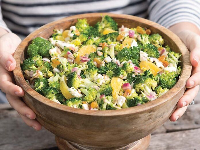 Orange-Feta Broccoli Salad