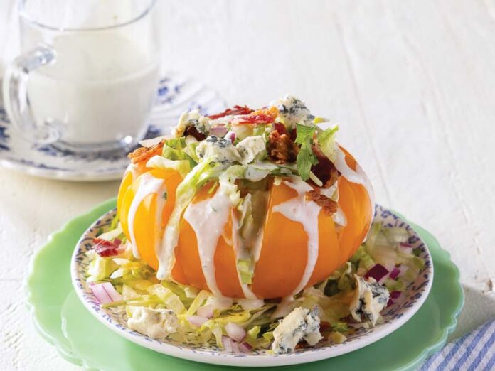 Stuffed Tomato Wedge Salad