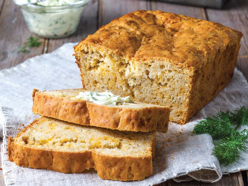 Cheddar-Dill Beer Bread