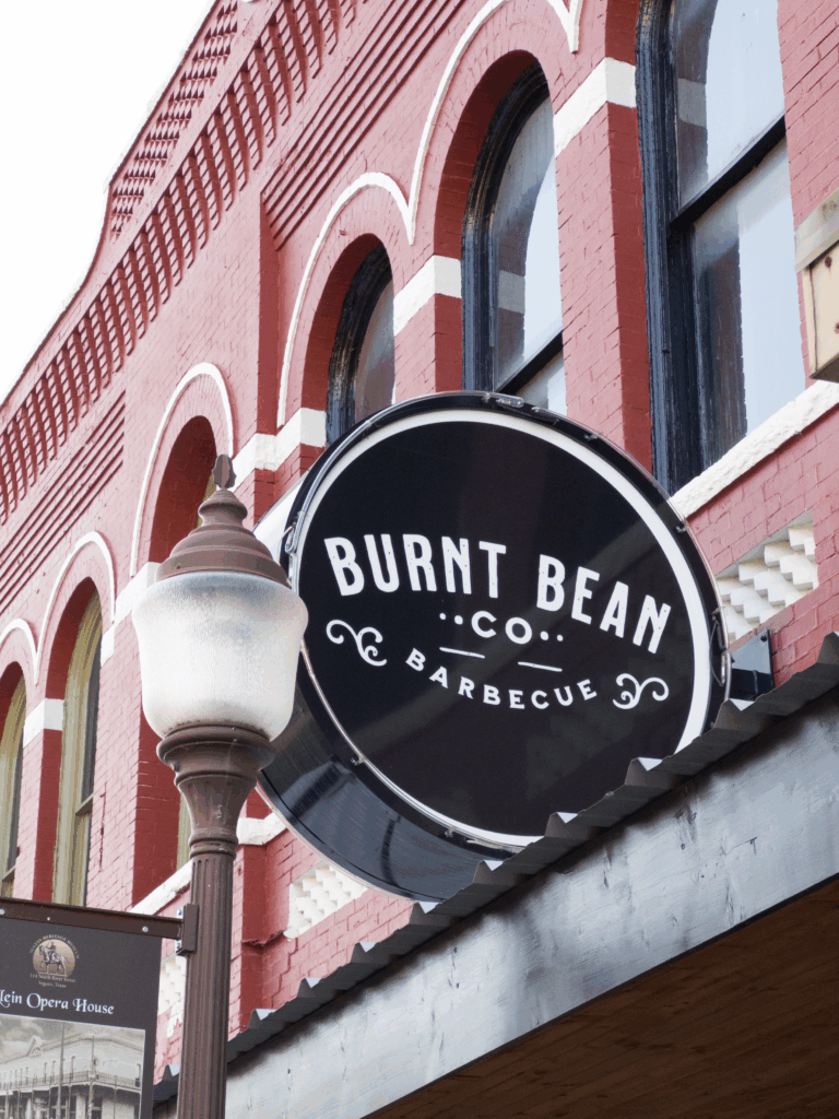 Burnt Bean Sign