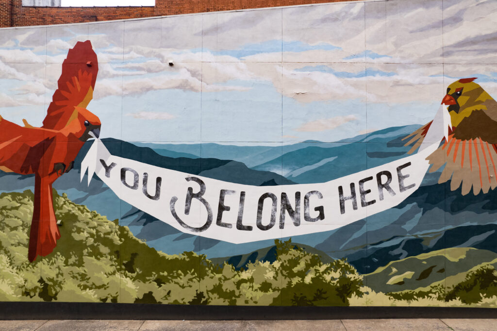 You Belong Here mural