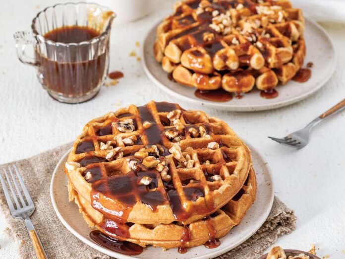 Apple Butter Waffles