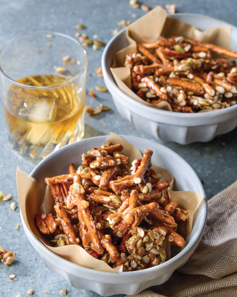 Smoky Caramel Snack Mix