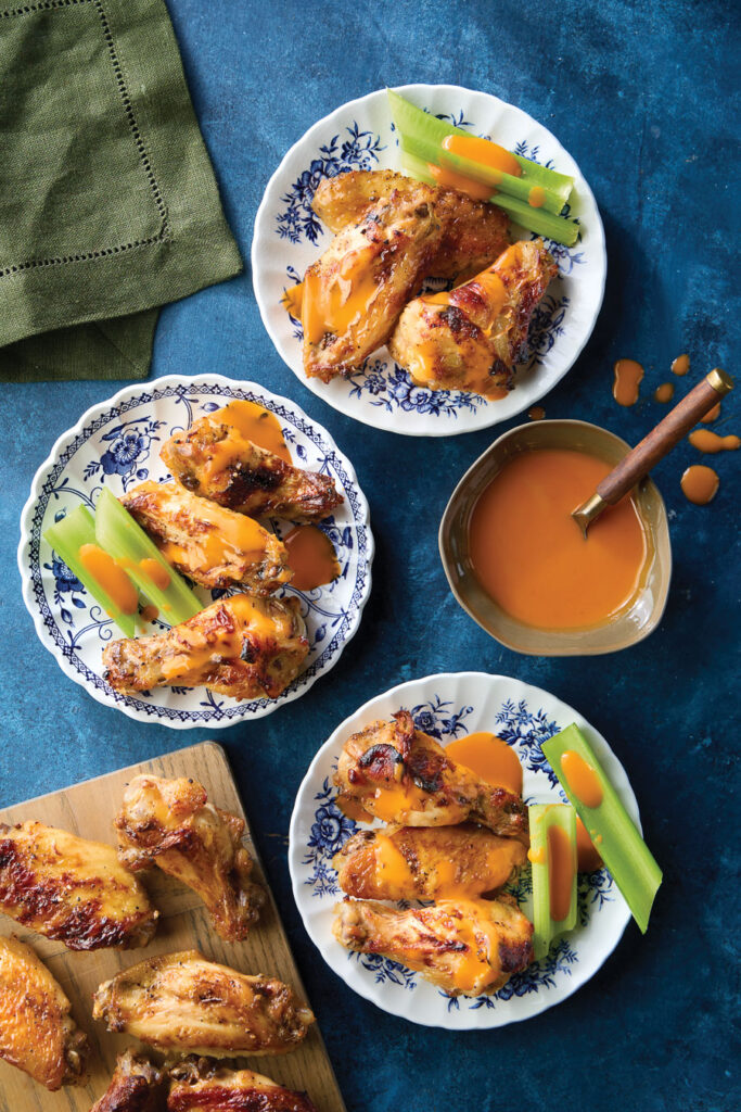 Mayo and Hot Sauce Wings