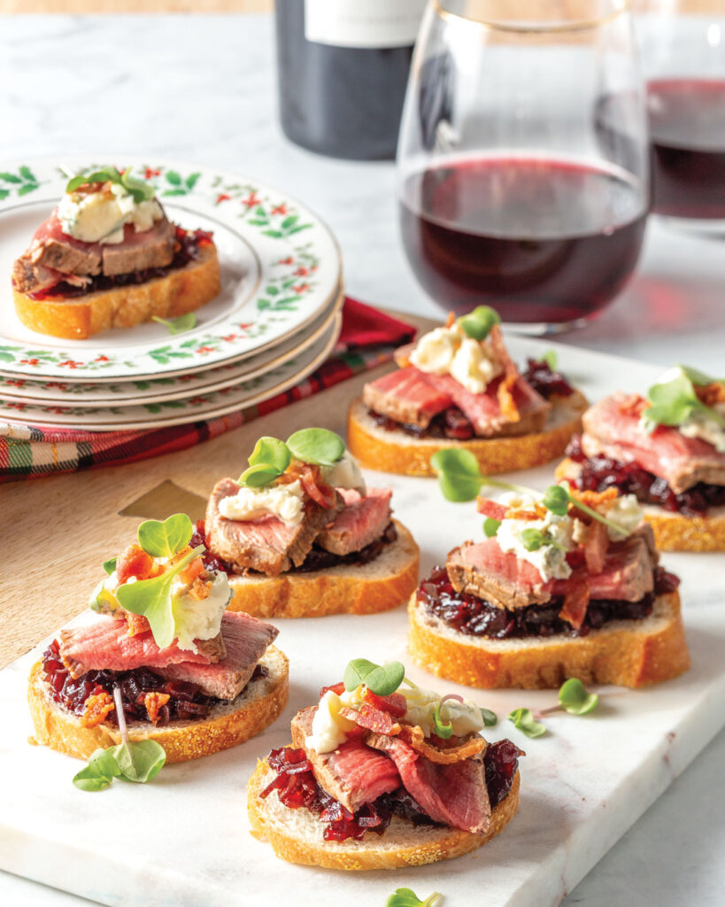 Beef Tenderloin Crostini